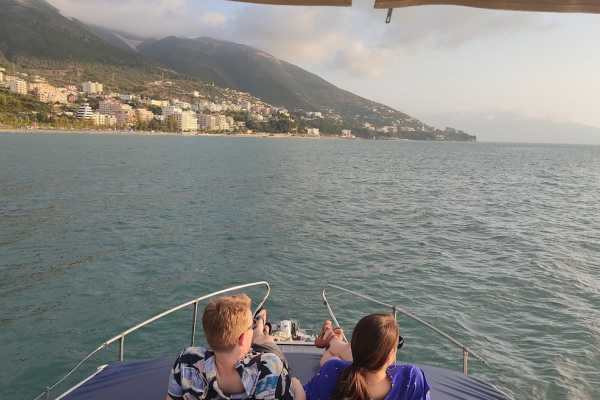 Private 2 H Boat Vlore Bay Sunset Cruise
