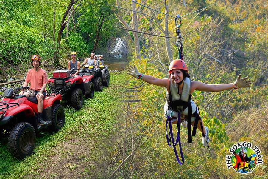 Congo Canopy 400cc ATV Canopy Zip-Line Combo