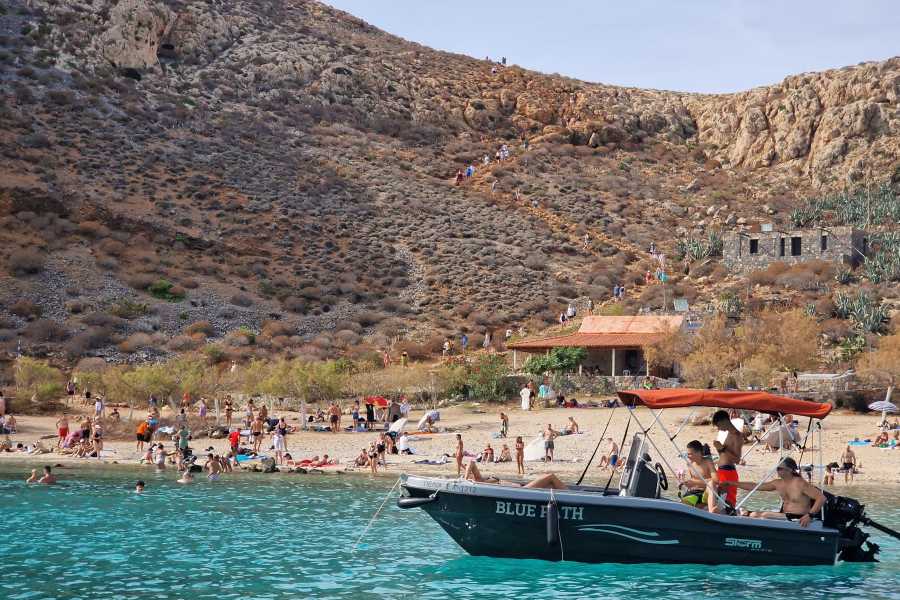 Destination Platanias From Kissamos with Private Boats to Balos Beach and Gramvousa Island