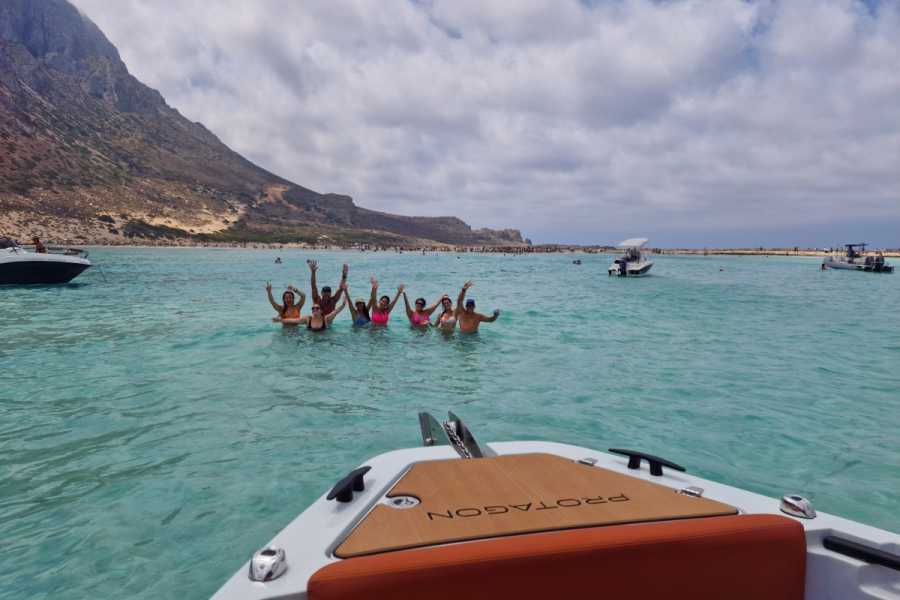 Destination Platanias From Kissamos with Private Boats to Balos Beach and Gramvousa Island
