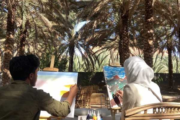 Majlis of Art and Tea: Painting Experience