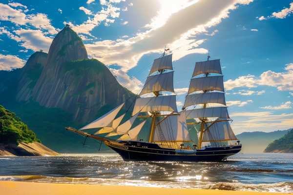PICKUP IN RIO + ILHA GRANDE SCHOONER CRUISE + LUNCH