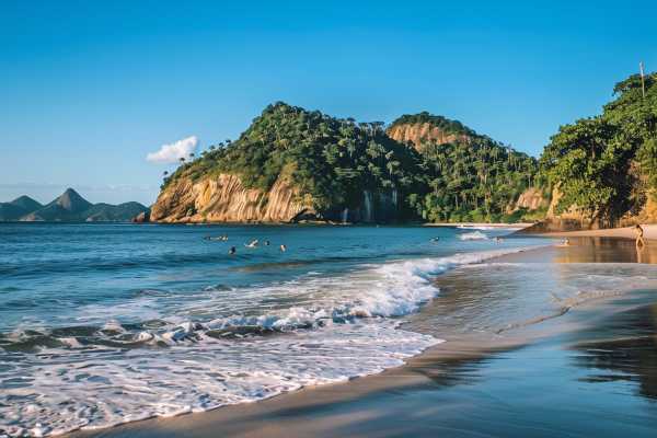PICKUP IN RIO + ILHA GRANDE SCHOONER CRUISE + LUNCH