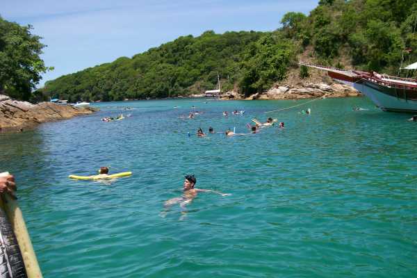 PICKUP IN RIO + ILHA GRANDE SCHOONER CRUISE + LUNCH