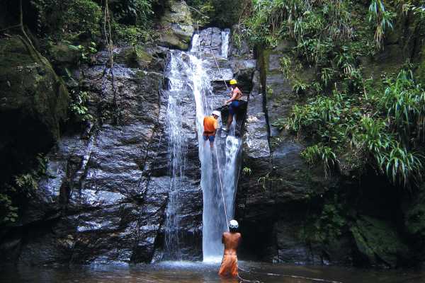 ABSEILING DOWN HORTO WATERFALL + TIJUCA FOREST