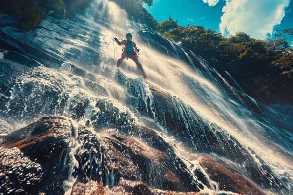 ABSEILING DOWN HORTO WATERFALL + TIJUCA FOREST
