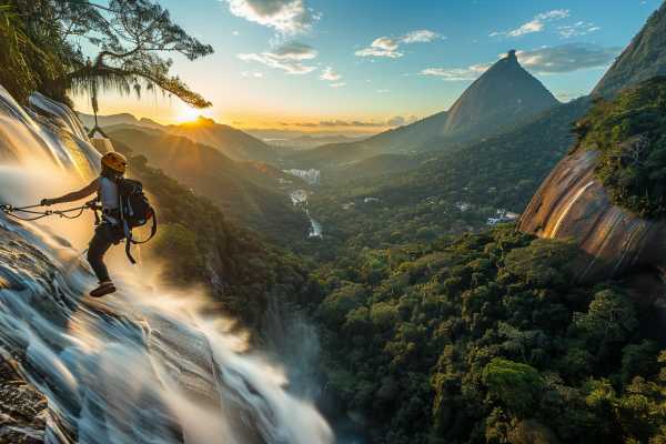ABSEILING DOWN HORTO WATERFALL + TIJUCA FOREST