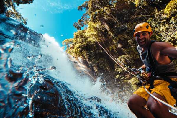 ABSEILING DOWN HORTO WATERFALL + TIJUCA FOREST