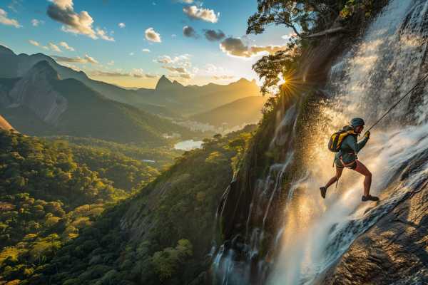 ABSEILING DOWN HORTO WATERFALL + TIJUCA FOREST