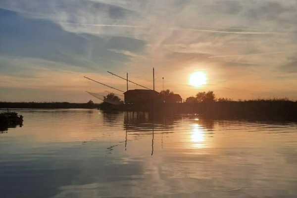 Escursioni Natura in canoa canadese all'alba