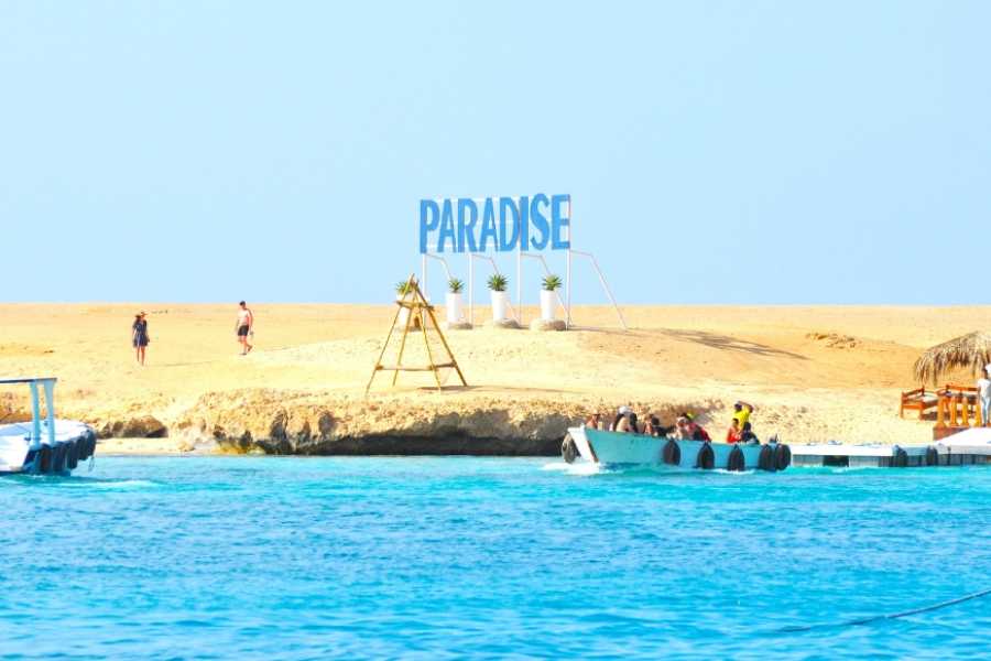 Egypt Tour packages Orange Island snorkeling Trip from Makadi