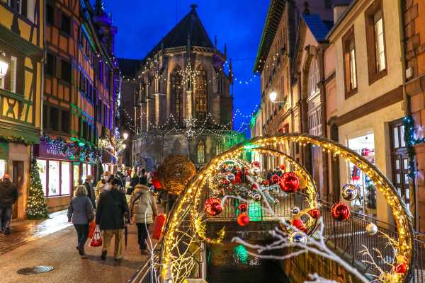 Ab Basel: Tagesausflug nach Colmar und Ribeauvill&eacute; an den Weihnachtsmarkt