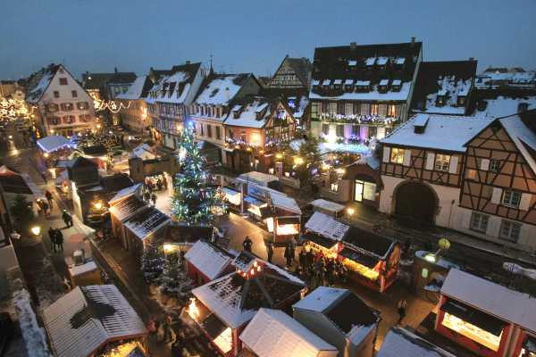 Ab Basel: Tagesausflug nach Colmar und Ribeauvill&eacute; an den Weihnachtsmarkt
