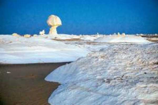 2 Day tour to the White Desert and Bahariya Oasis from Hurghada by flight