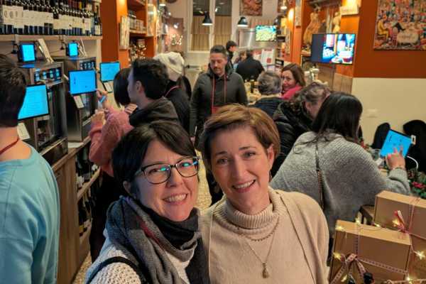 Degustazione vino e cibo in Bottega con Gioco Interattivo