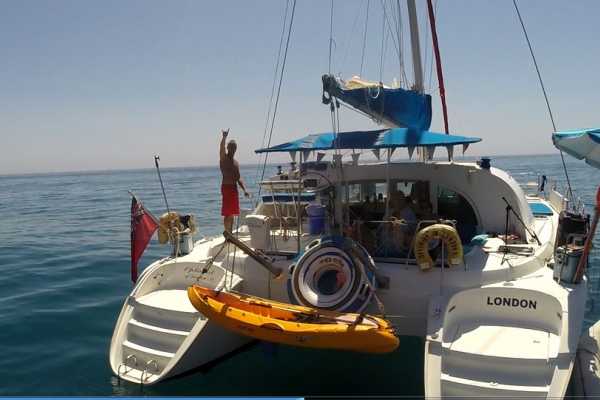 2 Hour SUMMER 2026 Luxury Sailing Catamaran Sunset Cava Cruise