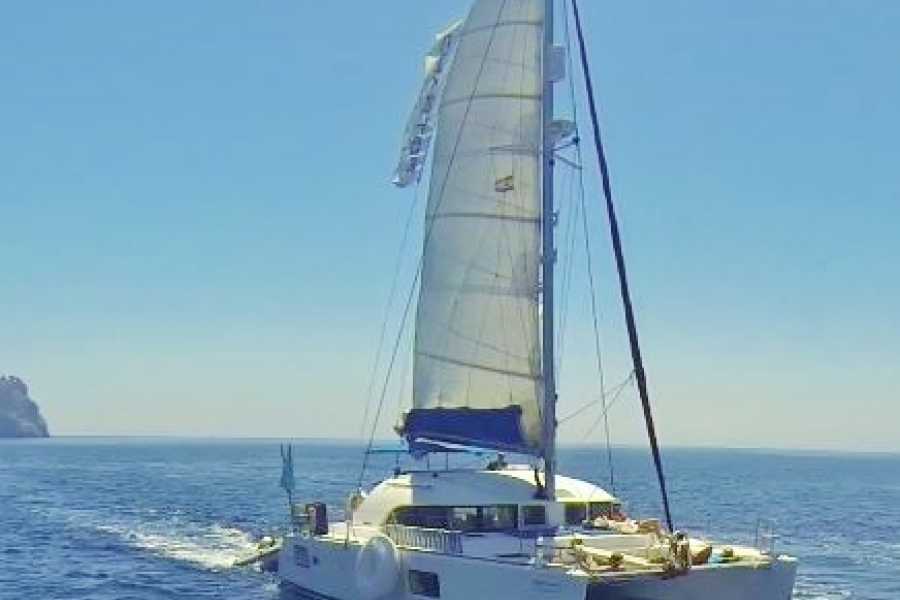 SailandPlay SLU 2 Hour SUMMER 2025 Luxury Sailing Catamaran Sunset Cava Cruise