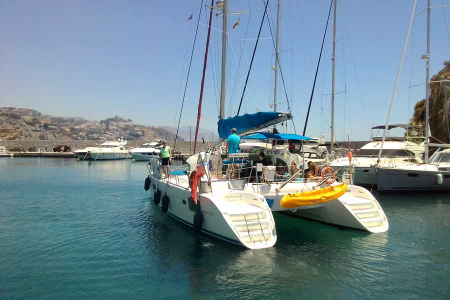 SailandPlay SLU 2 Hour SUMMER 2025 Luxury Sailing Catamaran Sunset Cava Cruise