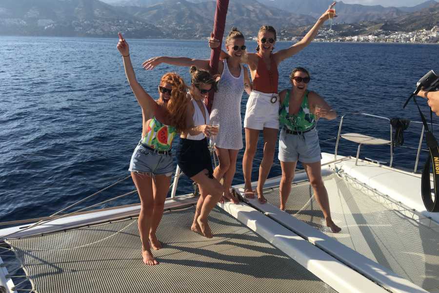 SailandPlay SLU 2 Hour SUMMER 2025 Luxury Sailing Catamaran Sunset Cava Cruise