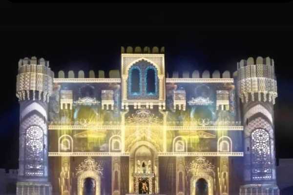 Sound and Light show at Qaitbay Citadel From Alexandria Port