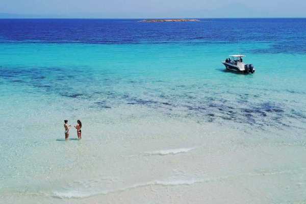 Blue Lagoon Cruise with captain, Compass 6s speedboat