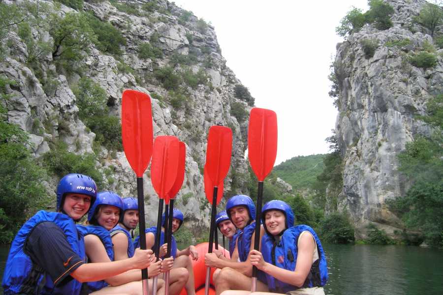 Dalmatian Adventures Rafting on the river Cetina in Croatia near town Omis 2025!  www.raft.hr