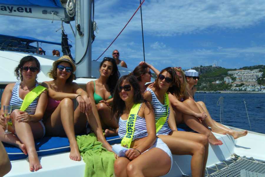 SailandPlay SLU 2 Hour SUMMER 2025 Luxury Motor Yacht Sunset Cava Cruise