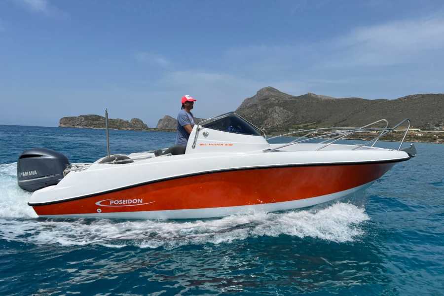 Destination Platanias From Falassarna with Private Boat to Balos Beach and Gramvousa Island