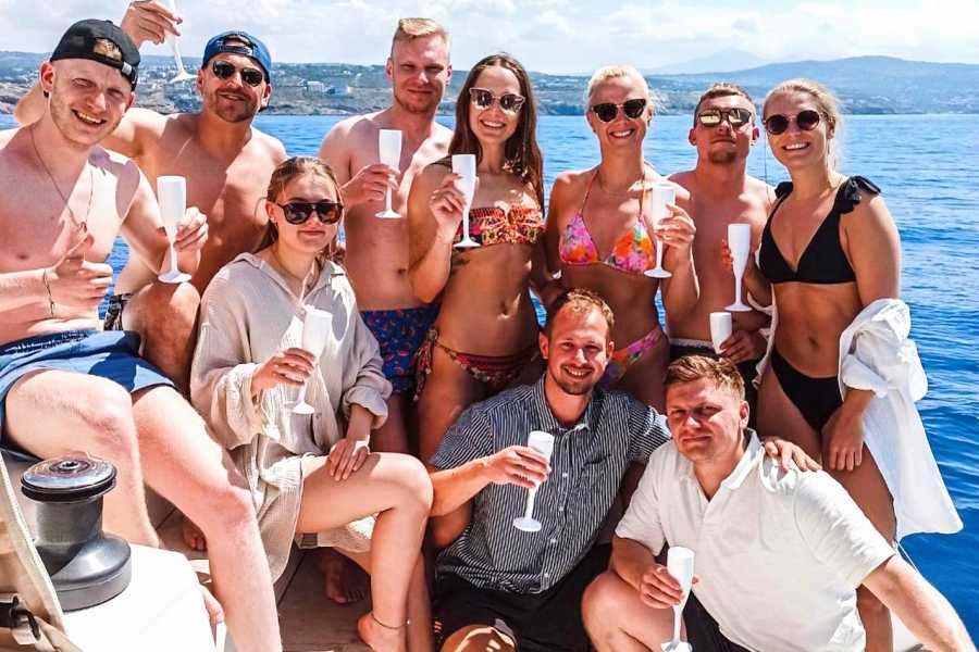 Destination Platanias LUX Catamaran Cruise to Balos