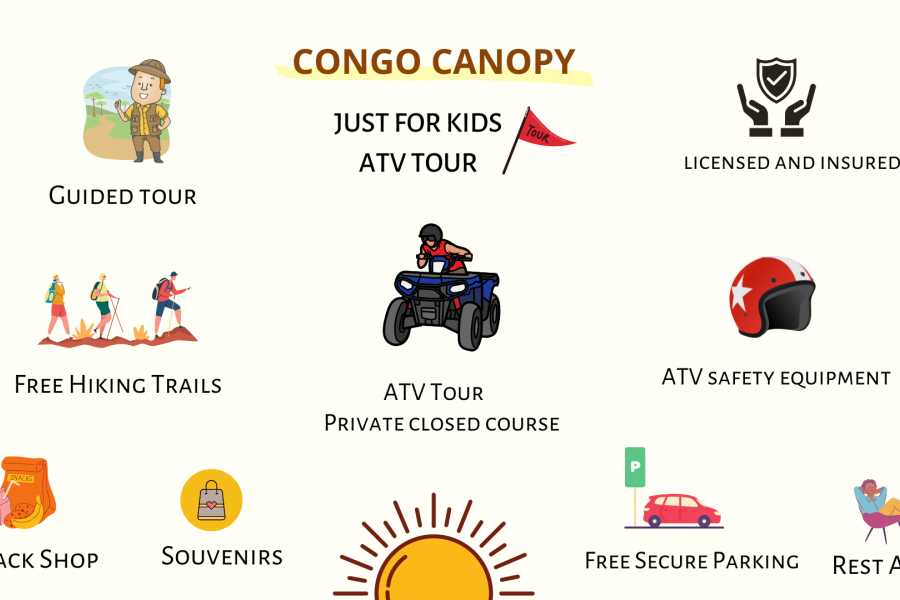 Congo Canopy Just for Kids ATV and Zipline Tour
