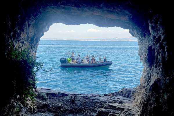 Speedboat Ticket To Sazan Island , Haxhi Ali Cave & Beach On Karaburun /