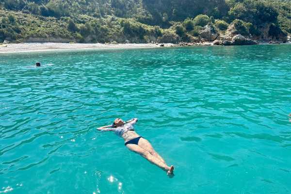 Speedboat Ticket To Sazan Island , Haxhi Ali Cave & Beach On Karaburun /