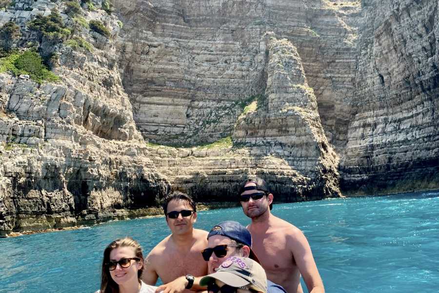 TRIPME TODAY Speedboat Ticket To Sazan Island , Haxhi Ali Cave & Beach On Karaburun /