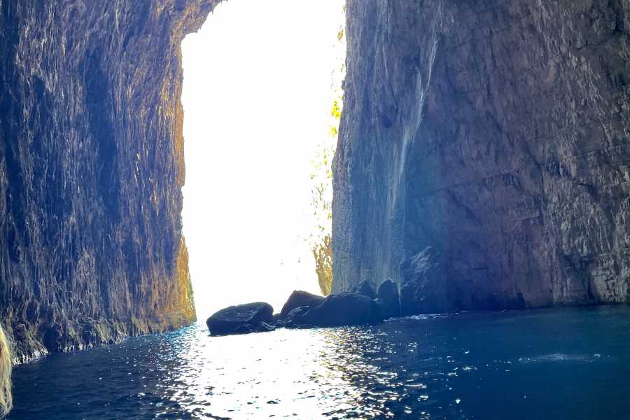 TRIPME TODAY Speedboat Ticket To Sazan Island , Haxhi Ali Cave & Beach On Karaburun /