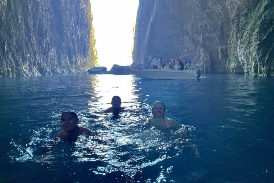 TRIPME TODAY Speedboat Ticket To Sazan Island , Haxhi Ali Cave & Beach On Karaburun /