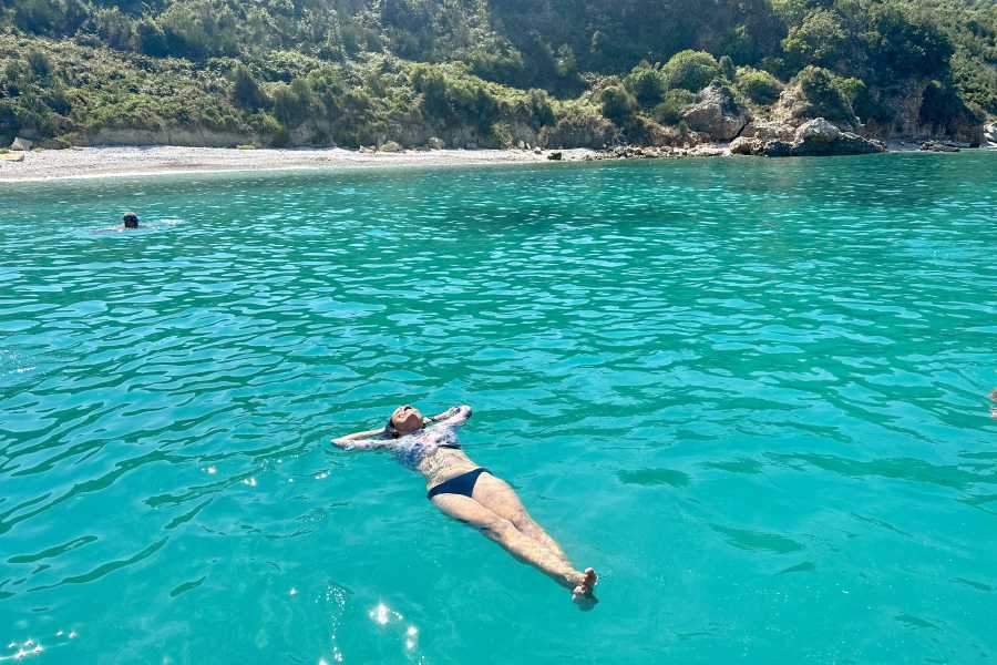 TRIPME TODAY Speedboat Ticket To Sazan Island , Haxhi Ali Cave & Beach On Karaburun /