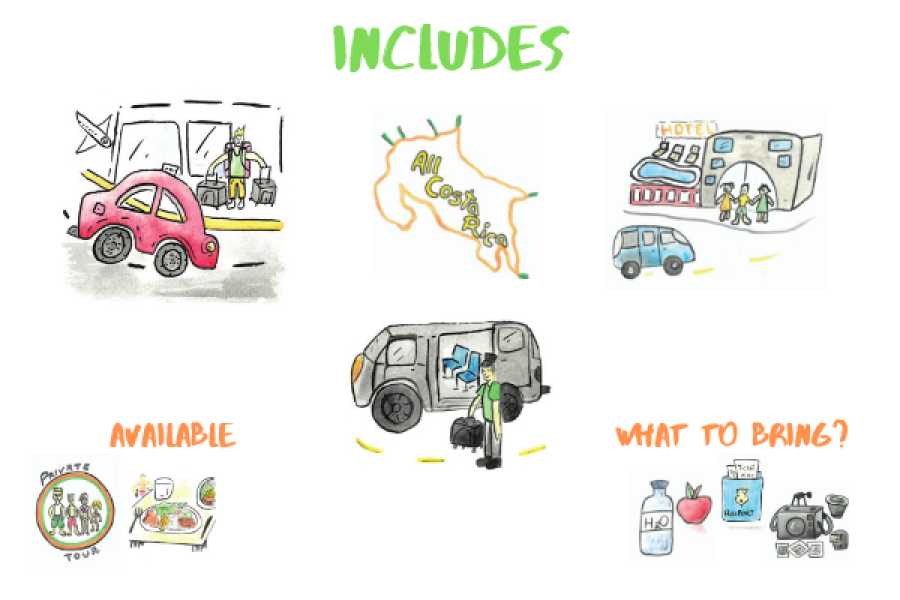 Tour Guanacaste Toyota Hiace 12 Seater