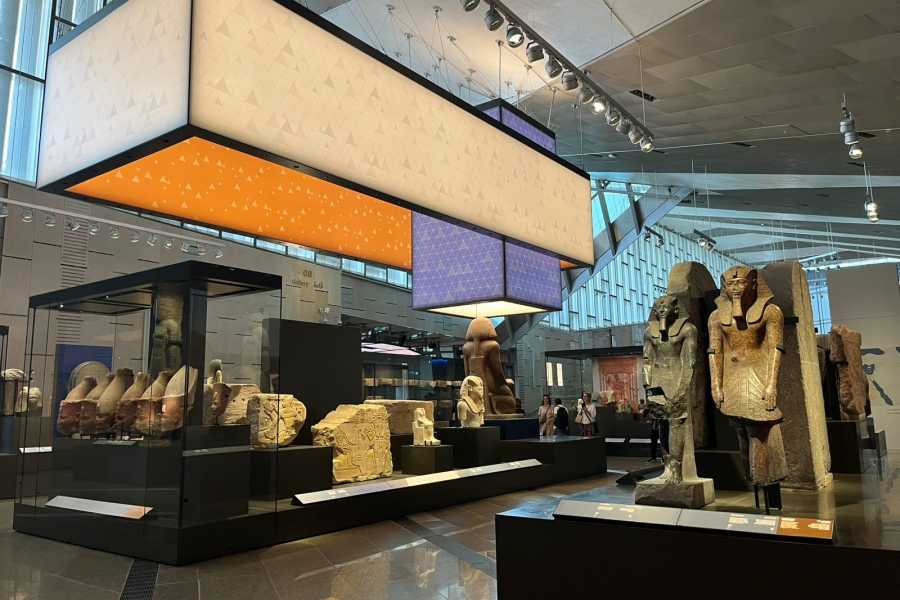 Deluxe Travel Pyramids of Giza & Grand Egyptian Museum Layover Tour