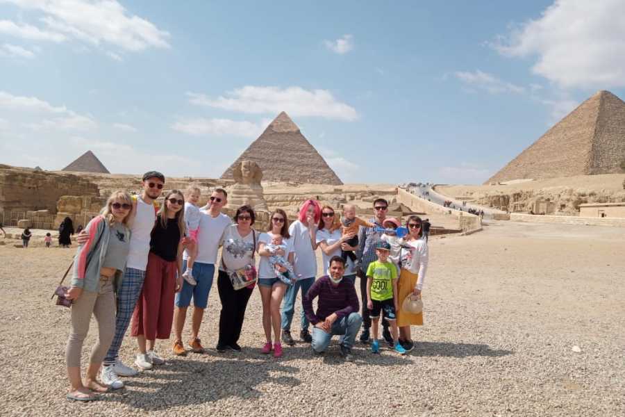 Deluxe Travel Pyramids of Giza & Grand Egyptian Museum Layover Tour