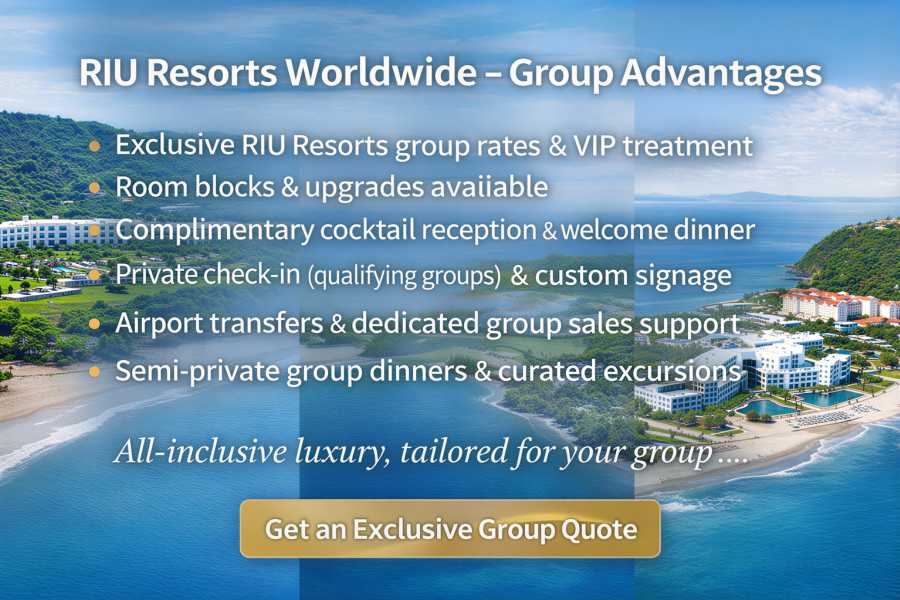 Tour Guanacaste Exclusive RIU Resort Stay Discounts & Planning