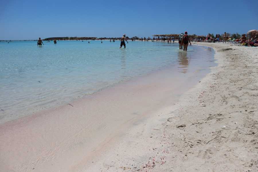 Destination Platanias ELAFONISSI PRIVAT GUIDAD TUR MED MINIVAN