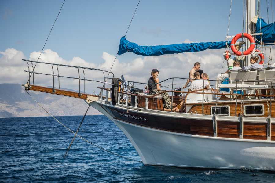 Destination Platanias Kissamoksesta Balokselle ja Gramvousaan Castello I -puualuksella
