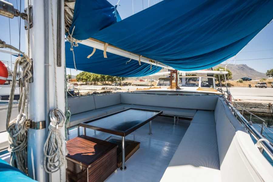 Destination Platanias Kissamoksesta Balokselle ja Gramvousaan Castello I -puualuksella