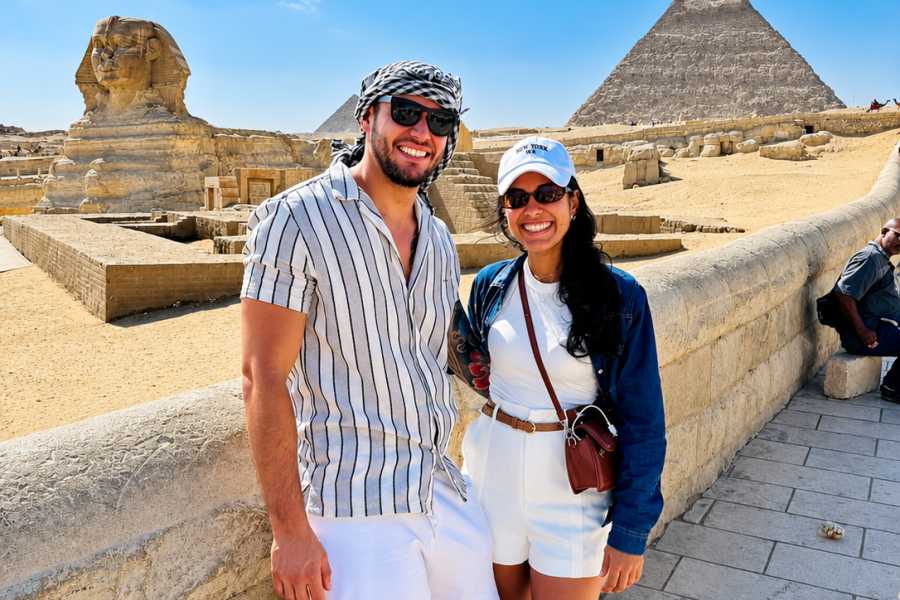 Let`s Explore Egypt Saqqara, Memphis & Giza Pyramids Tour from Alexandria Port