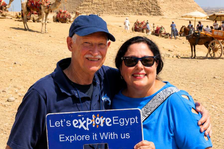 Let`s Explore Egypt Saqqara, Memphis & Giza Pyramids Tour from Alexandria Port