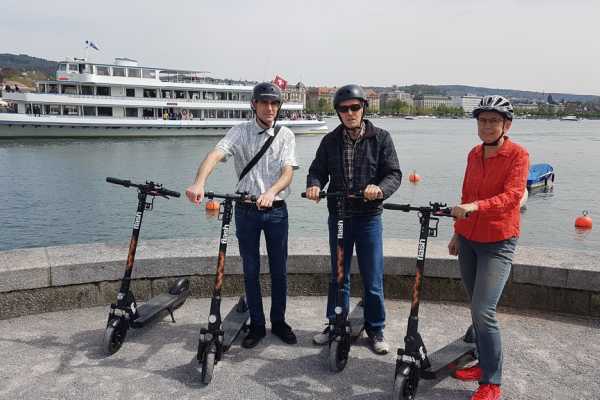 Guided E-Scooter Tour Zurich