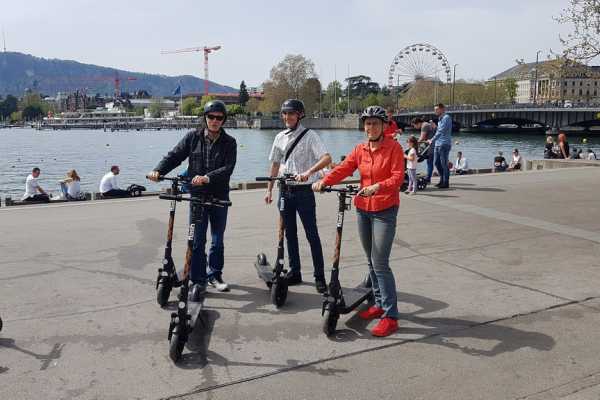 Guided E-Scooter Tour Zurich