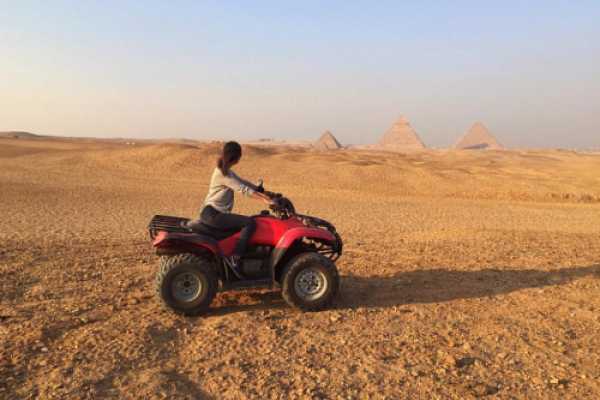 Desert Safari ATV Quad Biking Around Pyramids of Giza