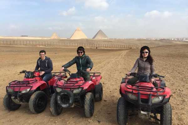 Desert Safari ATV Quad Biking Around Pyramids of Giza