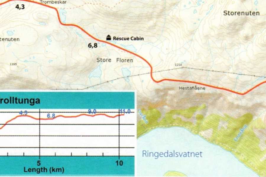 Be Nature Drift AS PRIVATE TROLLTUNGA GUIDED HIKE